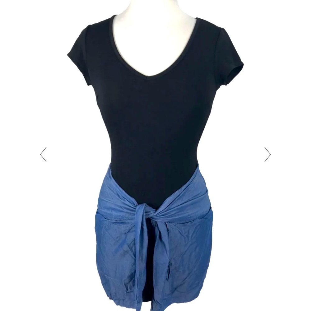 Material girl black mini dress